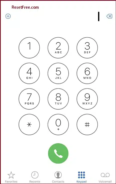 Open Dial pad on your Mobile option