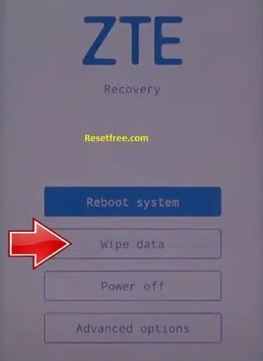 Hard Reset Wipe data