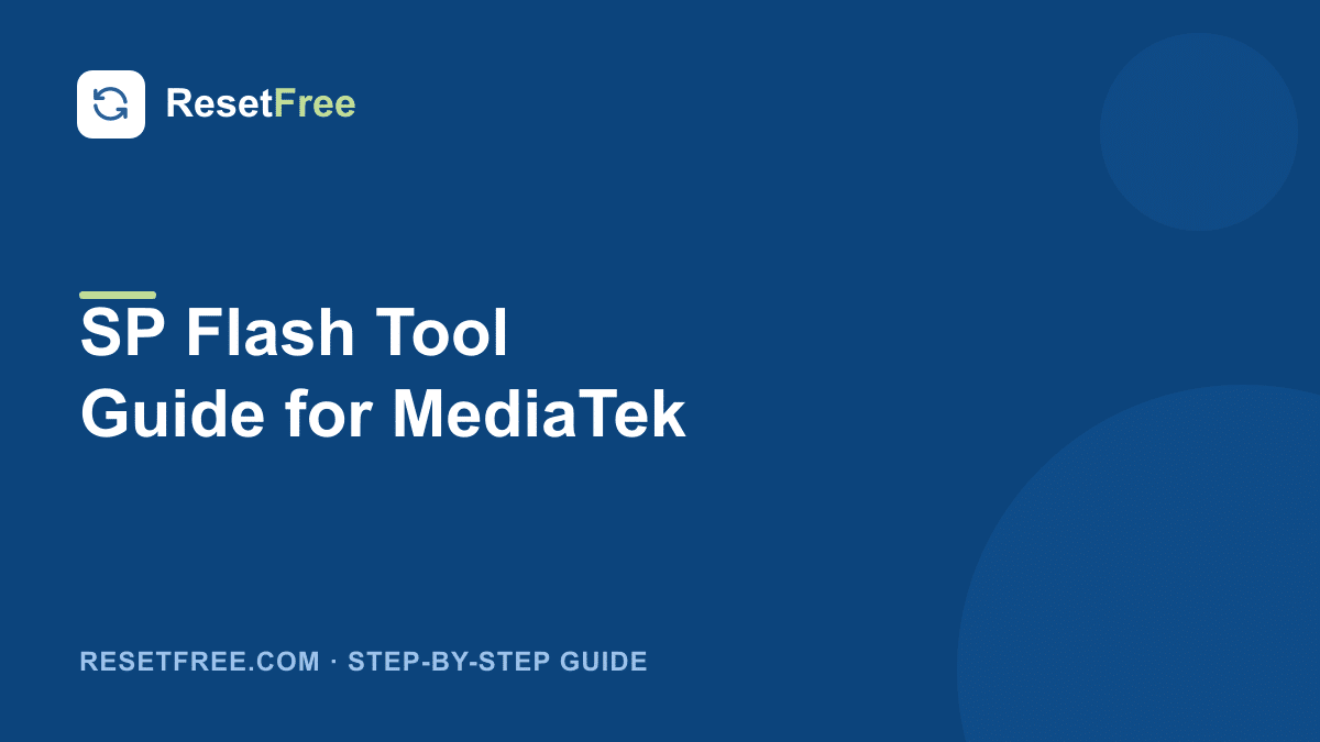How to Use SP Flash Tool to Flash MediaTek Phones