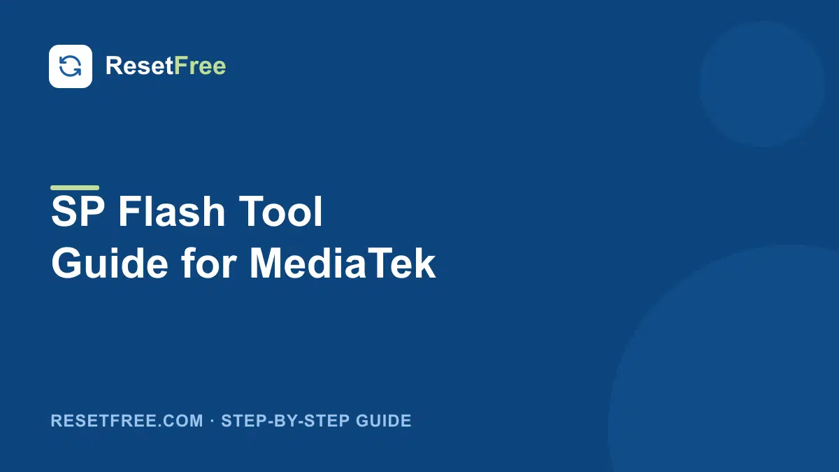 How to Use SP Flash Tool to Flash MediaTek Phones