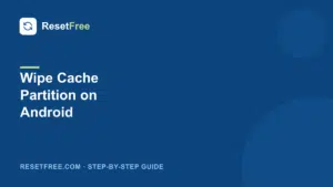 How to Wipe the Cache Partition on Android