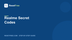 Realme Secret Codes (USSD Dialer) List
