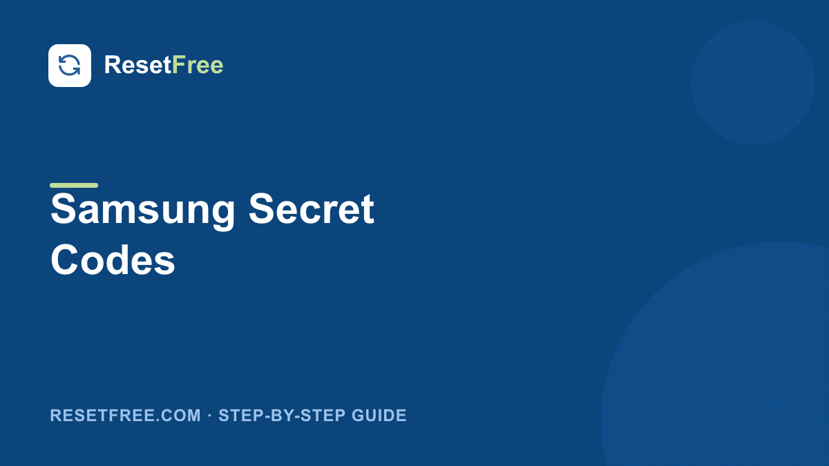 Samsung Secret Codes (USSD Dialer) List