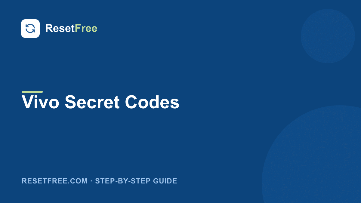Vivo Secret Codes (USSD Dialer) List